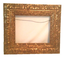 Vintage Ornate Gold Gesso Wood Picture Frame Fits 11