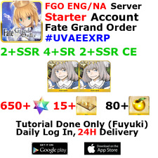 [ENG/NA][INST] FGO / Fate Grand Order Starter Account 2+SSR 650+SQ #UVAE picture