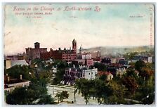 c1910 Scenes On The Chicago North Western Ry City Hall Omaha Nebraska Postcard picture