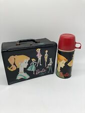 Vintage 1962 Mattel Barbie Doll Vinyl Lunchbox & Thermos picture