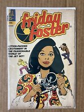 FRIDAY FOSTER #1 Blaxploitation Dell 1972 1st Black Woman Pam Grier Low Grade picture