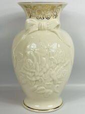Lenox Roses of Peace VASE  2000 Millennium Limited Edition 24k Gold USA 8