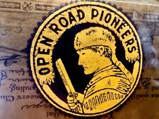 OPEN ROAD PIONEERS CLUB MEMBERSHIP CERTIFICATE And PATCH OPEN ROAD BOYS MAGAZINE picture