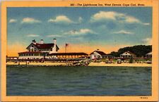 The Lighthouse Inn, West Dennis, Cape Cod MA Vintage Postcard R74 picture