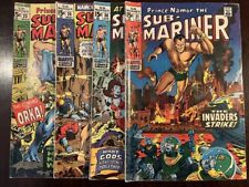 Sub-Mariner #21 #23 #25 #36 Lot Silver Age Marvel Comics 1969 Prince Namor picture