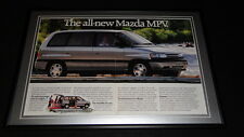 1989 Mazda MPV Framed 12x18 ORIGINAL Advertisement  picture
