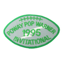 Vintage Popway Pop Warner 1995 Invitational Patch Popway High School Football picture