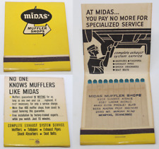 Vintage Matchbook Midas Muffler Shops 5 Memphis Locations 1960s Unused Unstruck picture