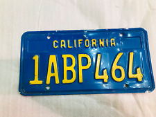 Vintage California License Plate Used picture