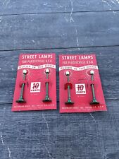 Qty2 Vintage Street Lamps Plasticville picture