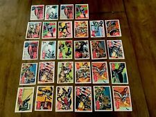 1966 Topps Batman Red Bat Card Lot Of 28 Cards - Very Nice Condition picture