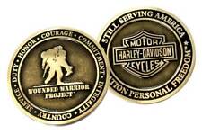 Harley-Davidson Bar & Shield Wounded Warrior Project Challenge Coin 8003425 picture