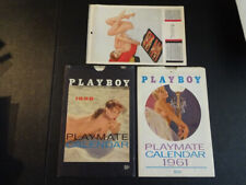 (2) 1958 & (1) 1961 PLAYBOY WALL CALENDARS picture