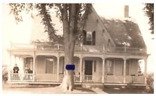 TWO LADIES ON PORCH OF THE HOUSE.VTG REAL PHOTO POSTCARD*RPPC*B8 picture