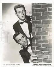 1958 Press Photo Comedy Team of Dan Rowan and Dick Martin - lrx97321 picture