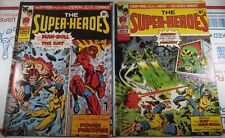🔴🔥 THE SUPER-HEROES #37 #38 MARVEL UK 1975 X-MEN 21 UNCANNY THE CAT 4 Avengers picture