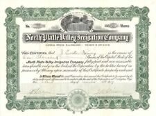 North Platte Valley Irrigation Co. - Stock Certificate - General Stocks picture