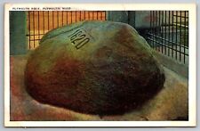 Plymouth Rock. Plymouth Massachusetts  Postcard picture