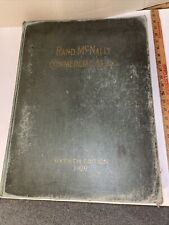 Large Antique 1929 Rand McNally Commercial Atlas  Read Description picture