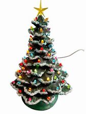 Handmade Vintage Light Up Ceramic Christmas Tree With Base Arnel’s picture