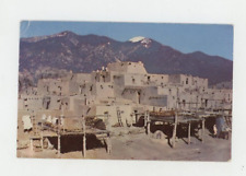 Vintage Native American Postcard   SOUTH PUEBLO, TAOS     UNPOSTED CHROME picture