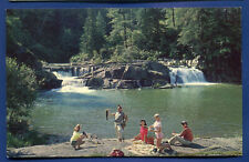 Upper Falls at Linville Falls North Carolina nc postcard. picture