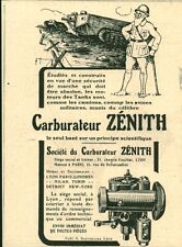 1918 Zenith Antique Carburetor Magazine Advertisement picture