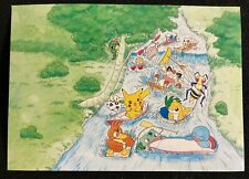 Pokemon Postcard 1 sheet Pikachu & Friends by Keiko Fukuyama Art Japanese N/M 20 picture