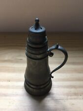 Vintage 1950s Pewter Lighthouse Salt Pepper Shaker w/ Handle Ray 1122 4