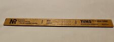 Vntg Wooden Ad Ruler NR Laxative Tums Piccolo’s Rx Frank Piccolo Watertown Mass picture