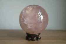 1970g 110mm Natural Rose Quartz Crystal Sphere Ball Healing picture