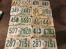 10 New Hampshire License Plate Lot  Rough Craft Old Man On The Mountain picture