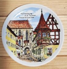 Vintage Rothenburg od Tauber Feuerleinserker Germany Souvenir Miniature Plate picture