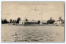 1938 Old Fort Wilkins Scene Copper Harbor Michigan MI Posted Vintage Postcard picture