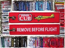 Keyring PIPER CUB J-3 Pilot red for pilots & owners of this great airplane picture