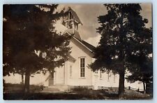Marshalltown Iowa IA Postcard RPPC Photo Minerva Church c1910's Posted Antique picture