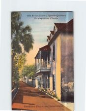 Postcard Old Aviles Street (Spanish Quarter) St. Augustine Florida USA picture