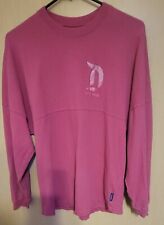 Disney Parks Disneyland Spirit Jersey Pink Hot Spellout Size Womens Small picture