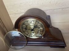 Vintage mantle clock Germany Franz Hermle Twin 2 jewels Sligh 1050-020 picture