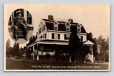 1911 RPPC Parramatta President Wm H Taft Summer Home Montserrat MA GRG Postcard picture