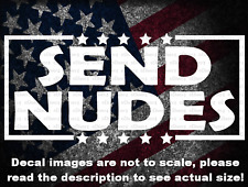 Send Nudes In A Star Frame Car Truck Decal USA Made US Seller picture
