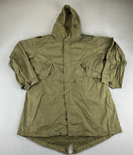 Vintage Military Jacket Small Green Parka Shell M-1951 Nylon Oxford OG Shade 107 picture