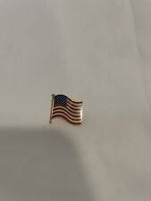 Small American Flag Patriotic United States Collector Lapel Pin Button picture