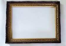 Large Antique Victorian CARVED WALNUT DEEP WELL PICTURE FRAME Original Condition picture