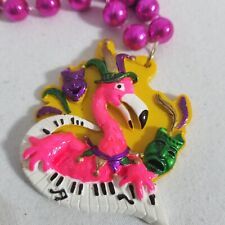 Mardi Gras Bead Pink Flamingo Jazz 19