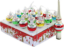 Kurt Adler GG1401 Miniature Ornaments and Treetop, Set of 16 picture