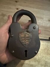 Wells Fargo Padlock Blacksmith Gunsmith Lock Key Set Lot Patina 2+ LBS Collector picture