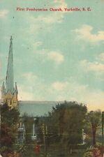 First Presbyterian Church Yorkville South Carolina SC 1916 Postcard picture