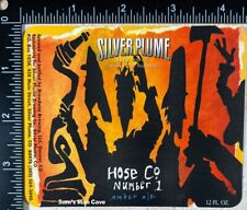 Silver Plume Hose Co Number 1 Amber Ale Label - COLORADO picture