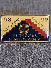 Vintage 1998 Al Thomas Pennsylvania All For One Lapel Pin picture